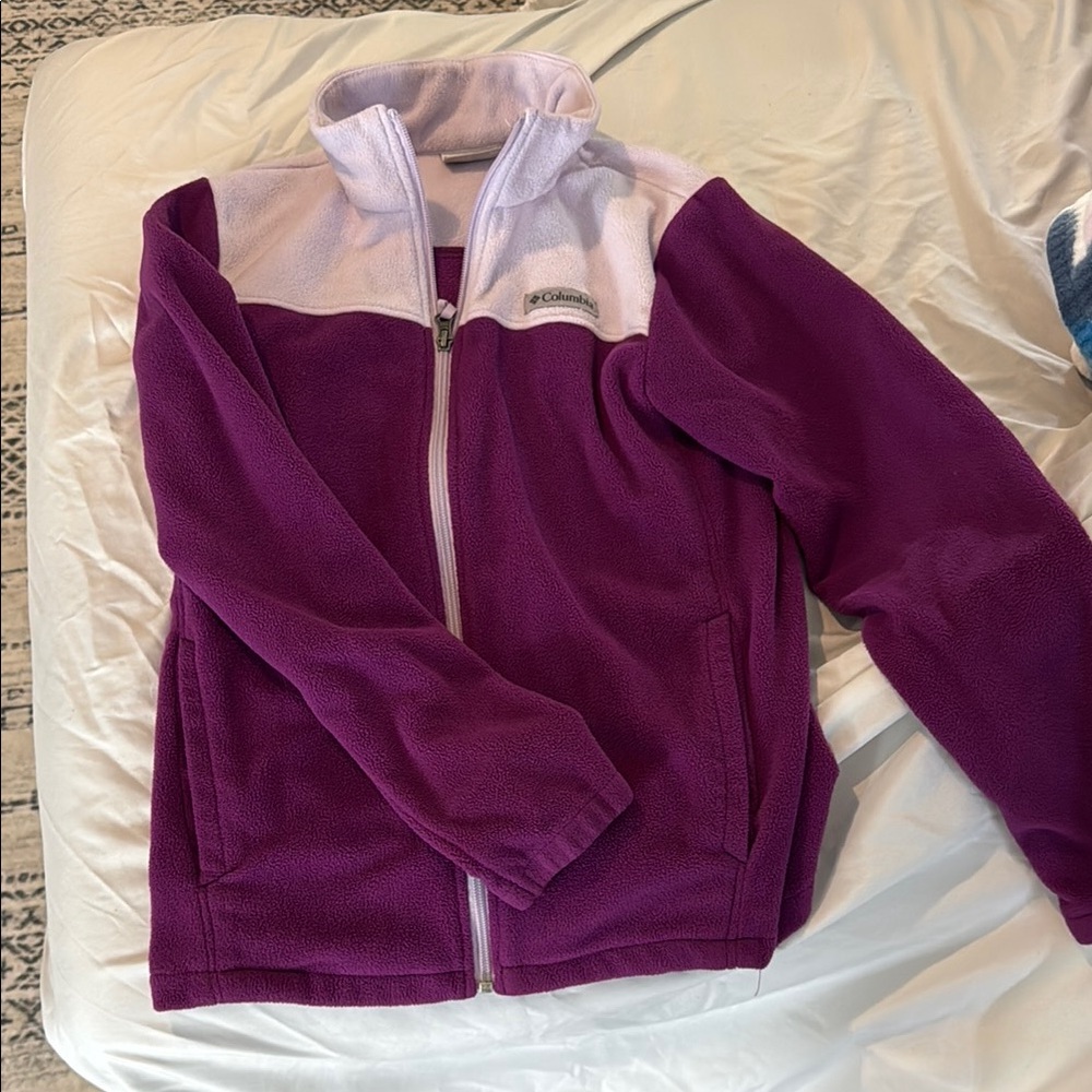 Columbia Kids' Jacket in Purple and Light Pink